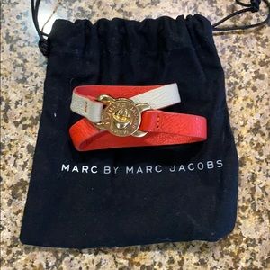 Marc by Marc Jacobs double wrap leather bracelet